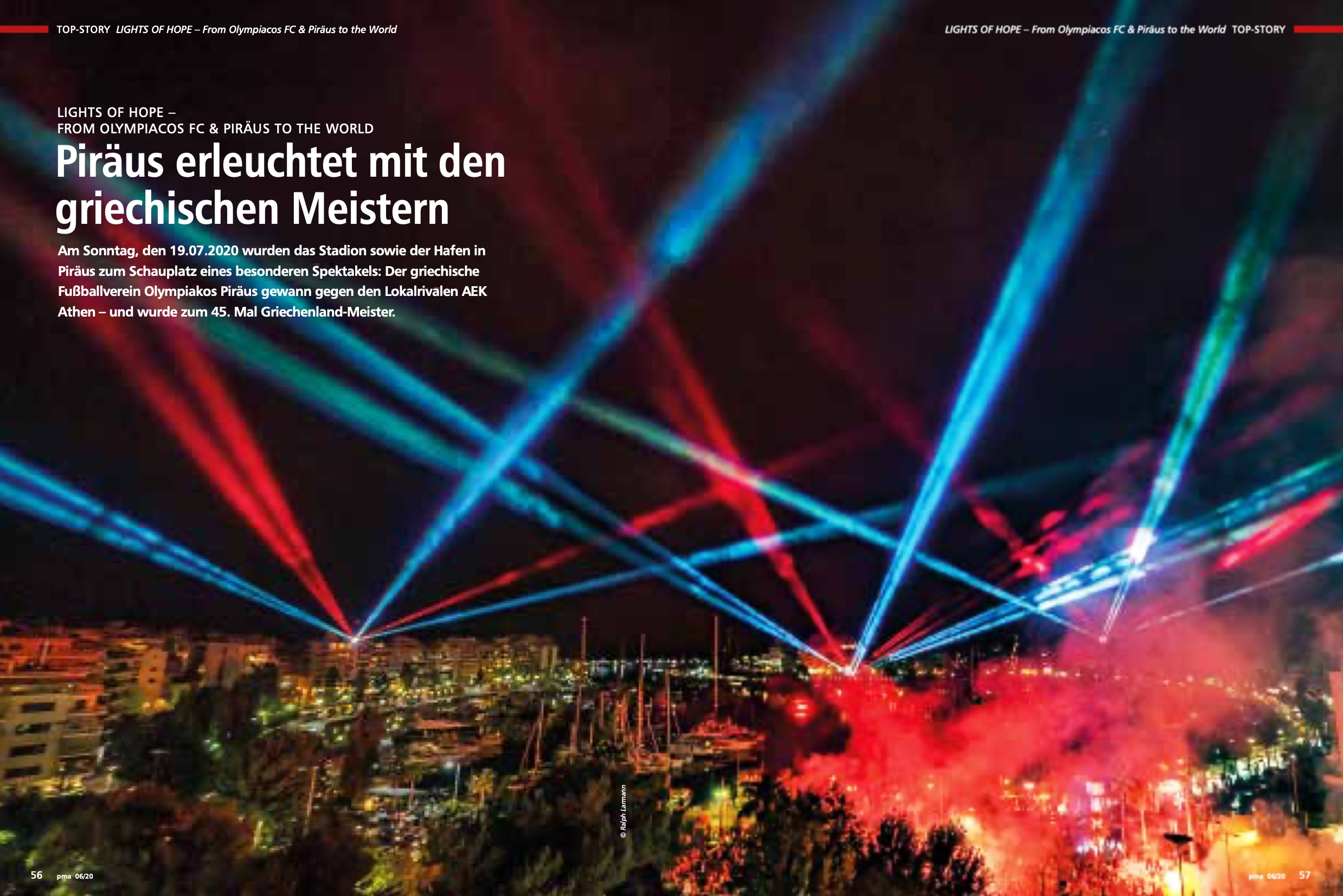 Olympiacos FC Championship Celebration 2020 Asteris Kutulas Blog